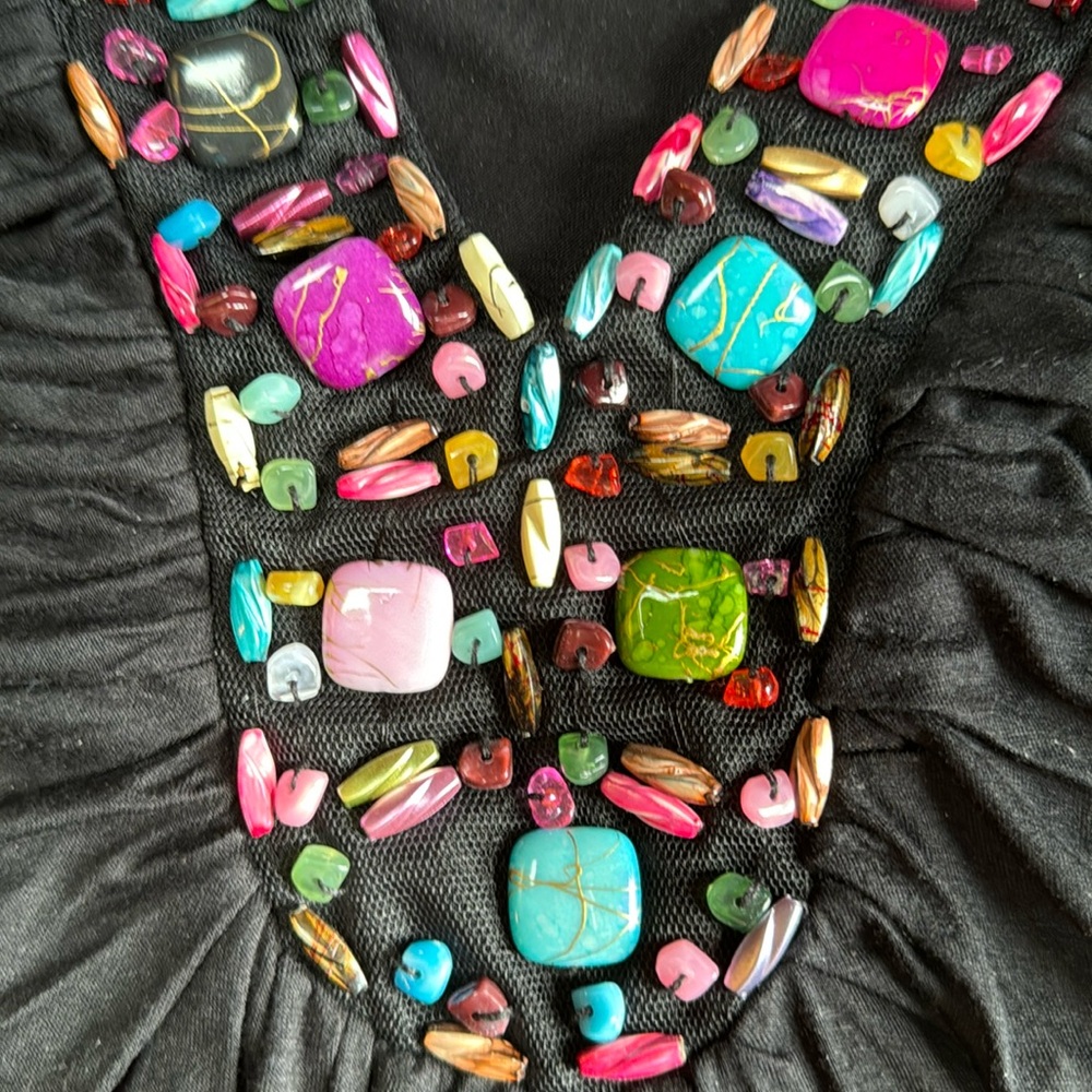 Mini-dress, bathing suit or swim wear cover up, long top